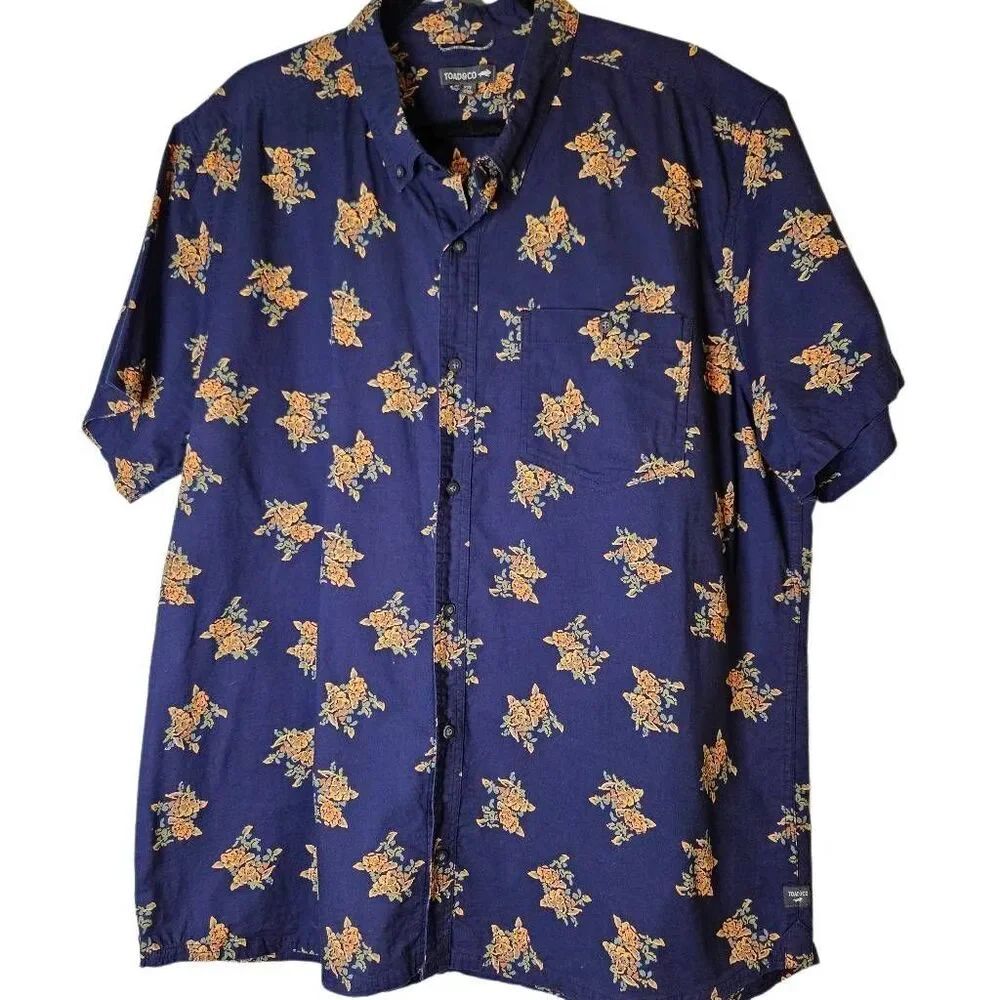 Toad & Co. mens Mattlock organic cotton shirt, XXL. #844
